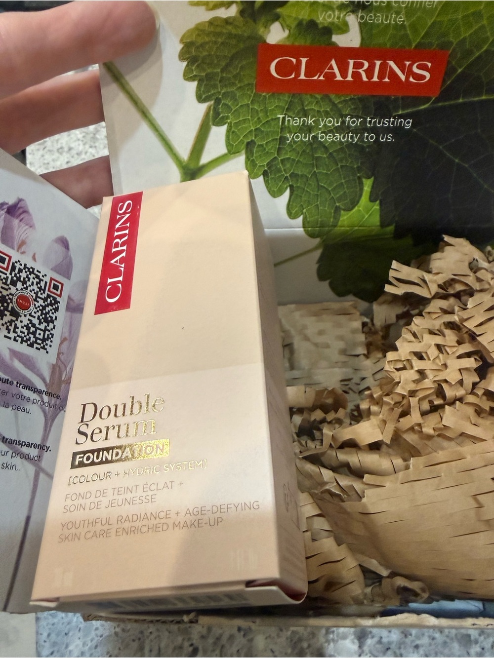 Clarins double serum foundation color L3n